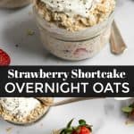 Strawberry Shortcake Overnight Oats