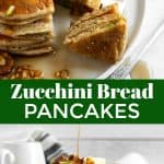 zucchini bread pancakes