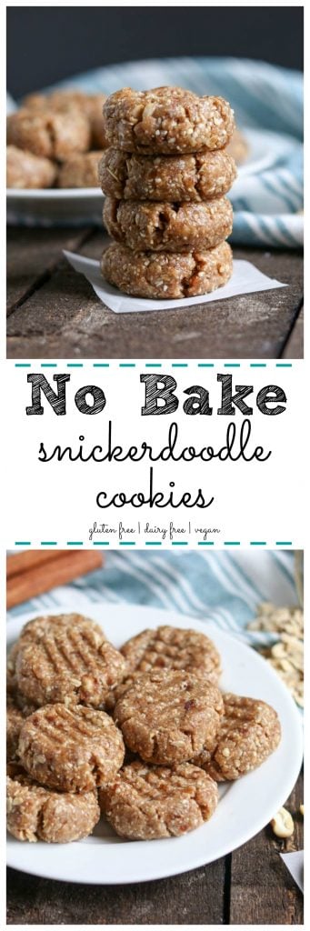 No Bake Snickerdoodle Cookies. Be Whole. Be You.