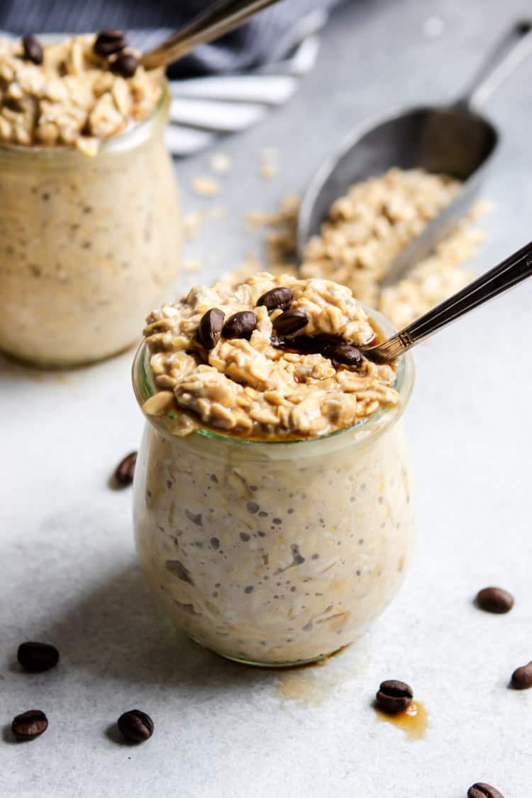 Vanilla Cold Brew Coffee Overnight Oats