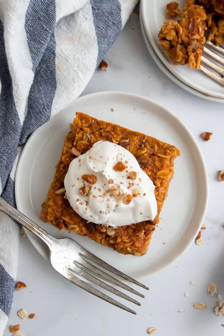 Pumpkin Baked Oatmeal.