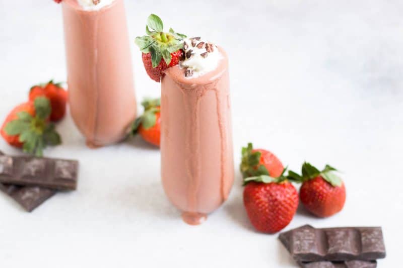 Chocolate Dipped Strawberry Smoothie