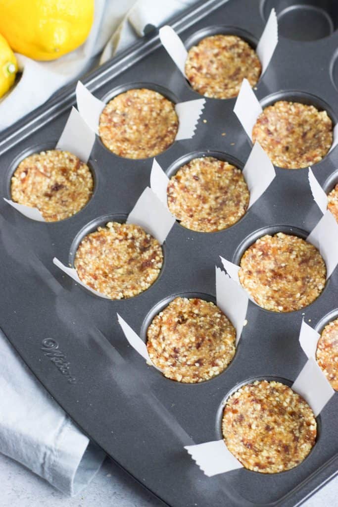 No Bake Blueberry Lemon Mini Tarts. Fresh lemon zest tops these chia blueberry jam bites of refreshing goodness. Simple and no bake will have everyone happy!