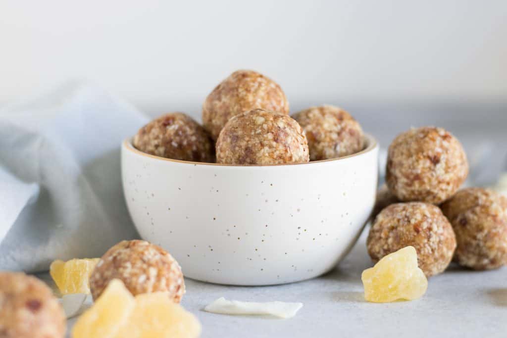 If you like Piña Coladas then these No Bake Piña Colada Energy Bites are for you! Dates, nuts, dried fruit are packed into these refreshing and tasty little bites.
