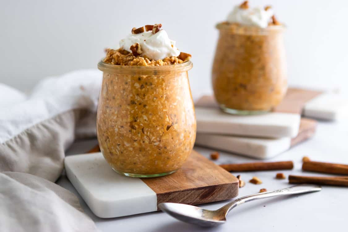 Seasonal Overnight Pumpkin Oatmeal - Live Naturally Magazine