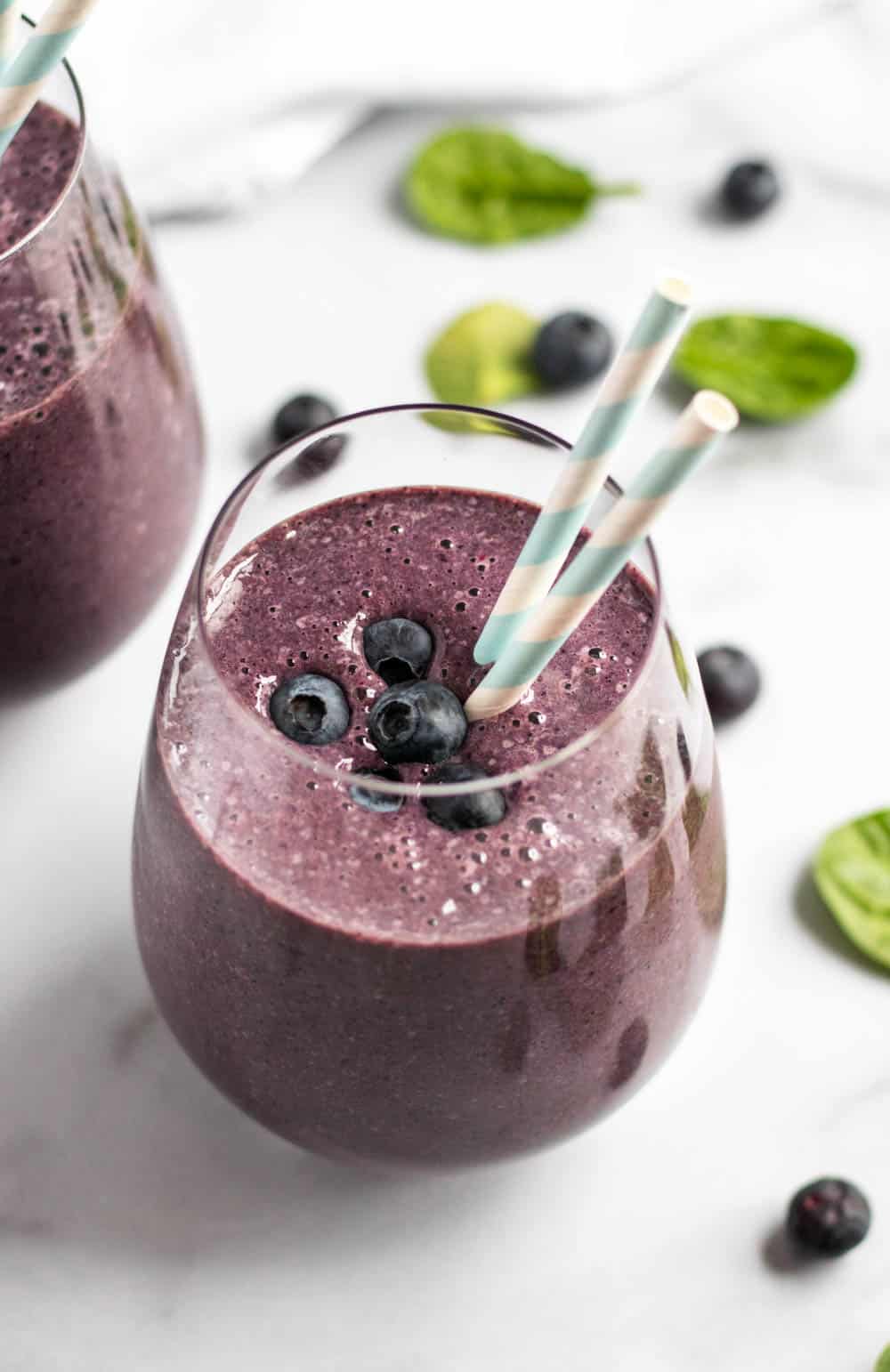 Anti-Inflammatory Blueberry Smoothie | Lemons + Zest