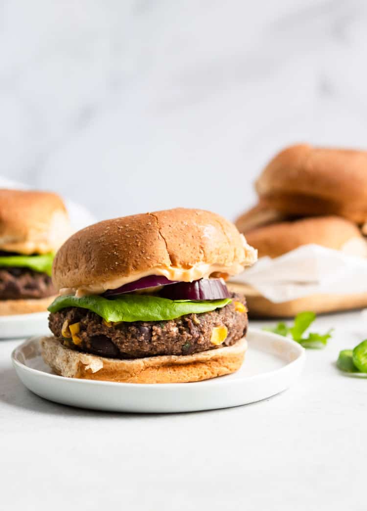 Cilantro Lime Black Bean Burgers