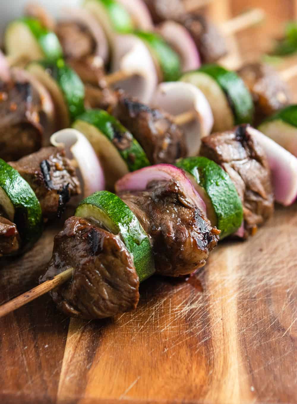 Grilled Steak Kabobs.