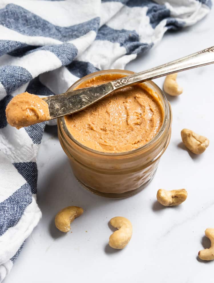 Maple Vanilla Cashew Butter Recipe.