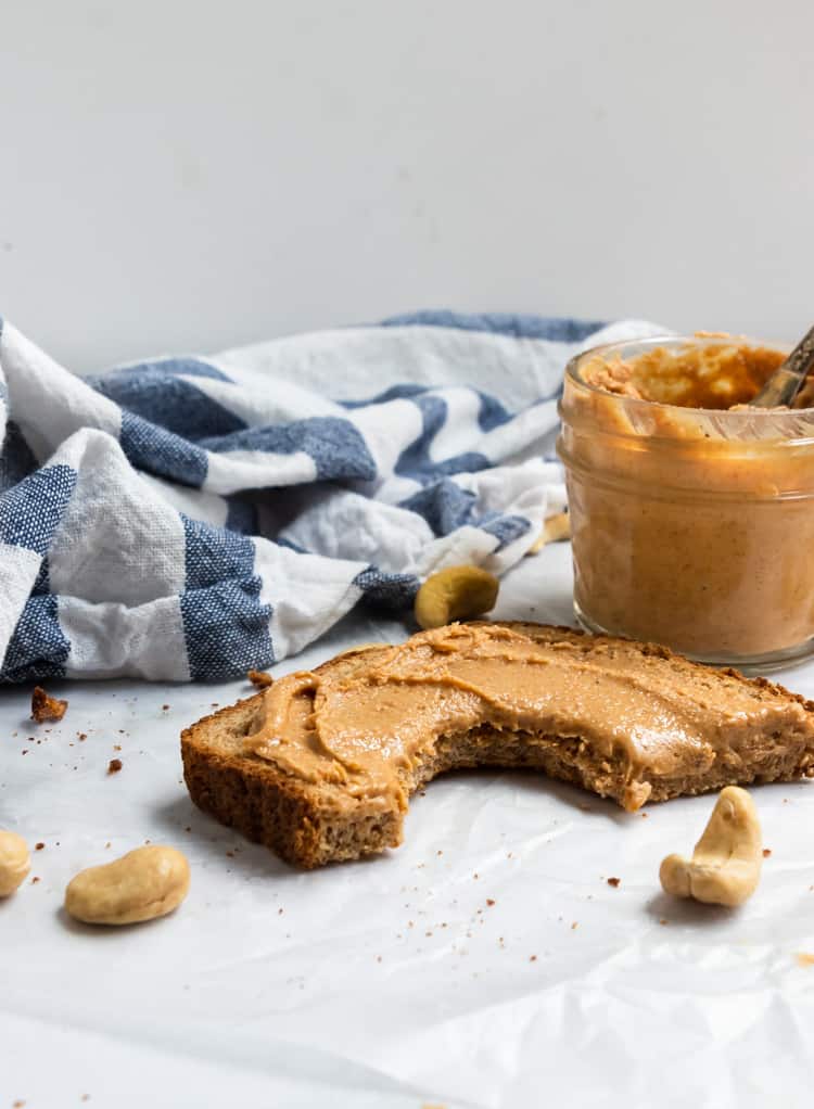 Maple Vanilla Cashew Butter Recipe.