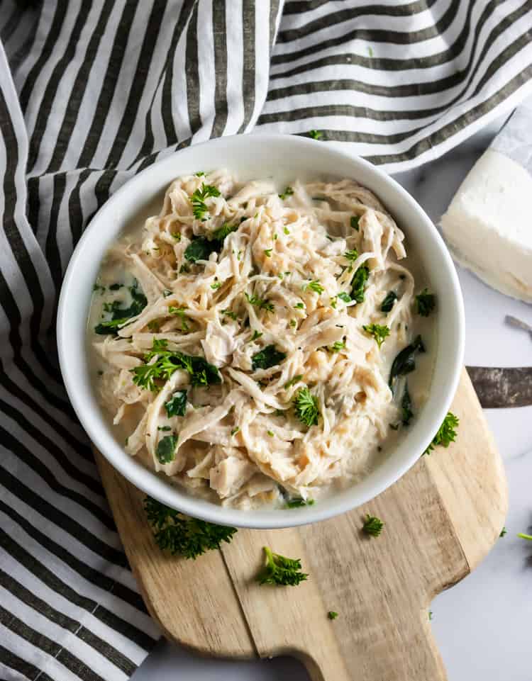 Instant Pot Creamy Garlic Parmesan Chicken 