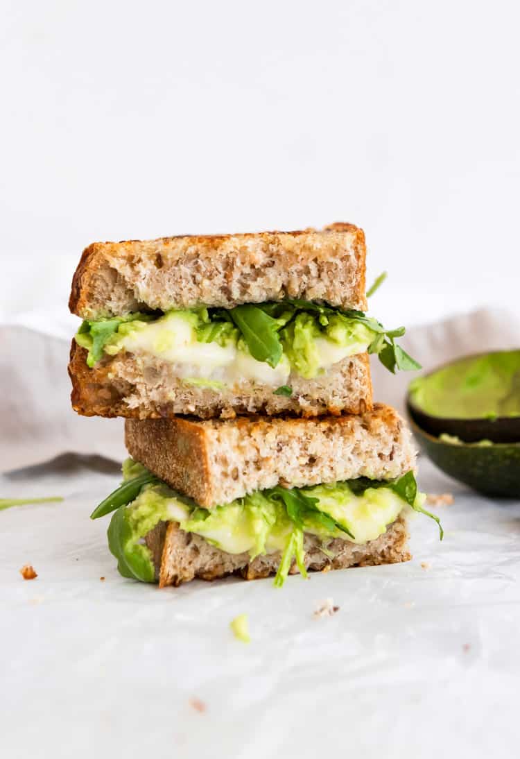 Havarti and Avocado Grilled Cheese Sandwich.