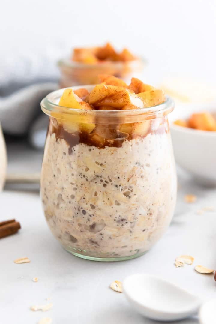 Apple Pie Overnight Oats.