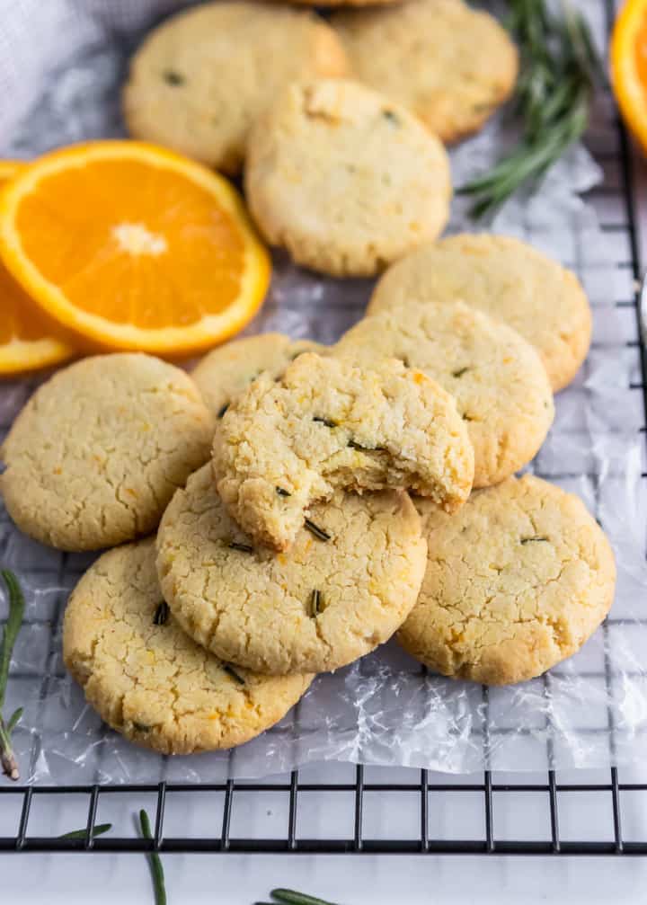 Rosemary Orange Cookies.