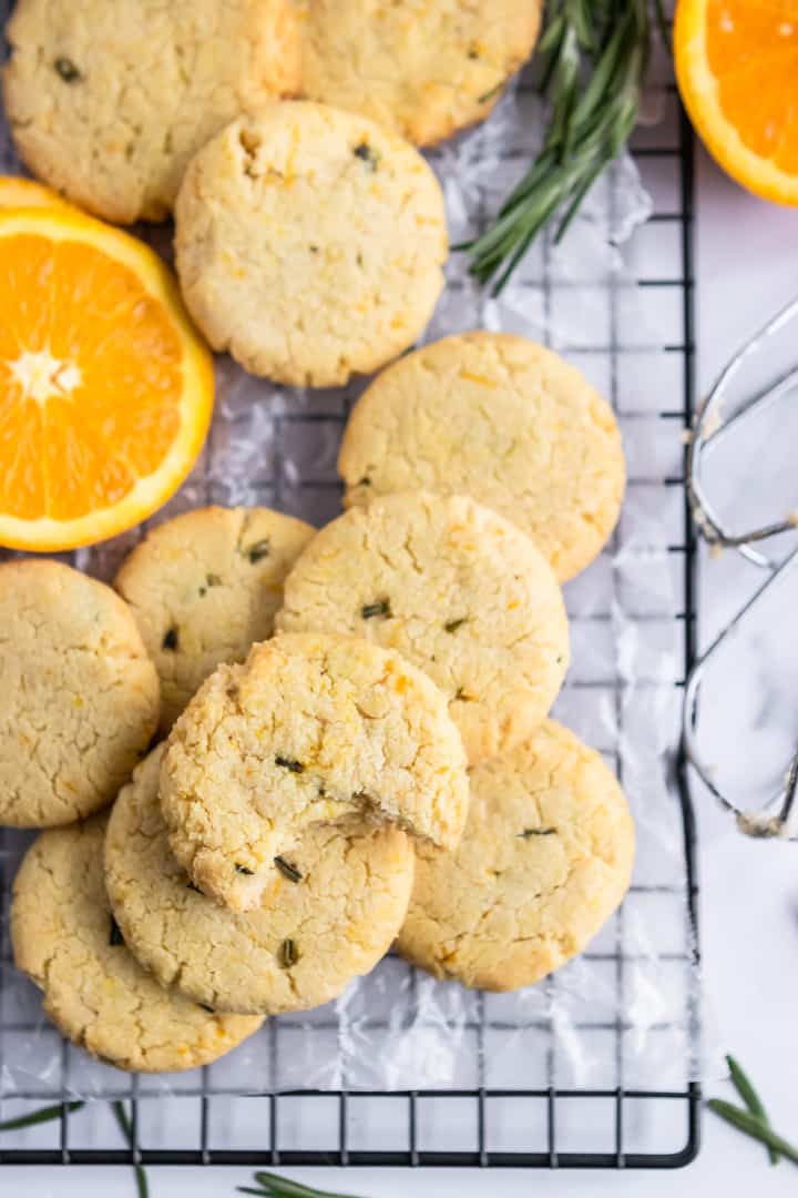 Rosemary Orange Cookies.