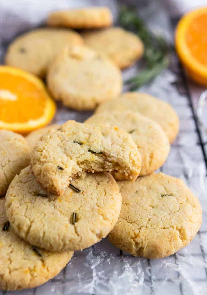 Rosemary Orange Cookies Gluten Free Lemons Zest