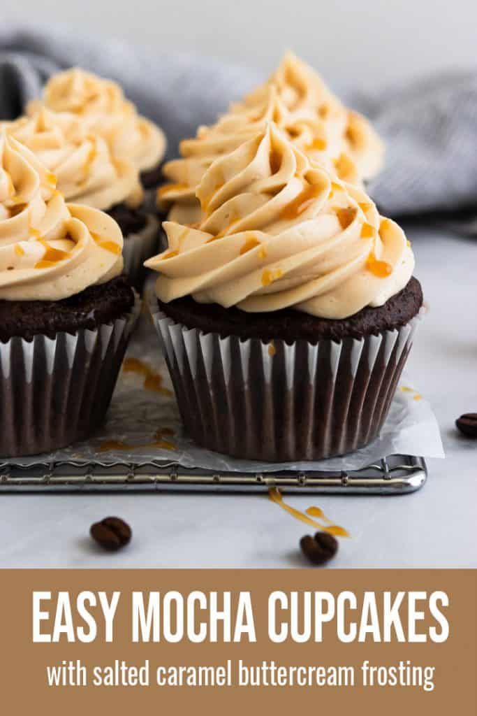 Easy Mocha Cupcake Pin