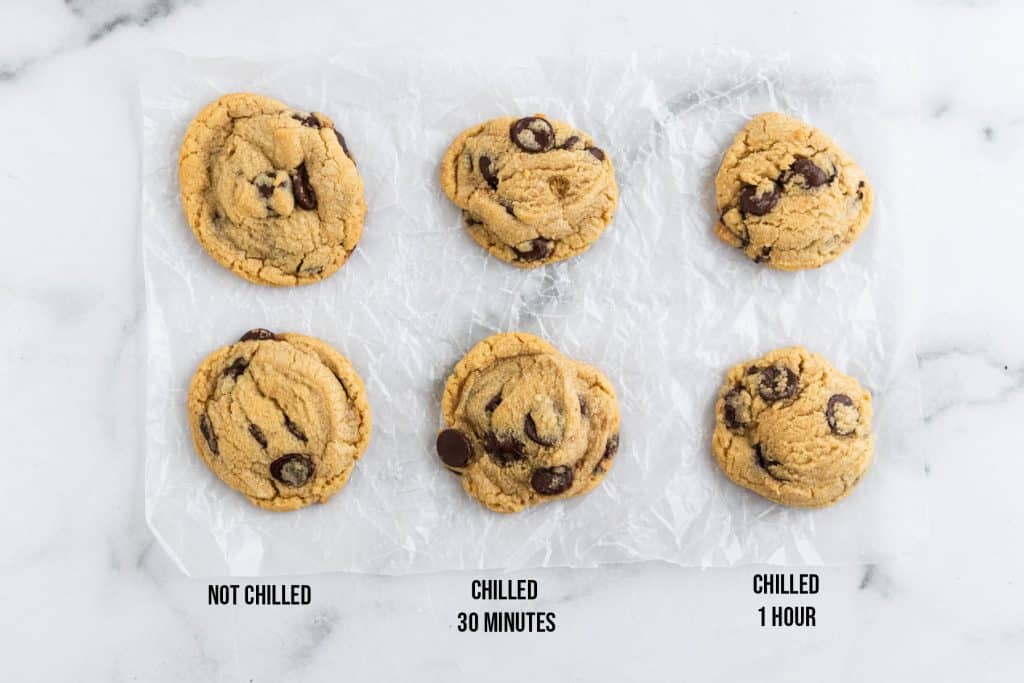Comparison of cookies based on chill time.