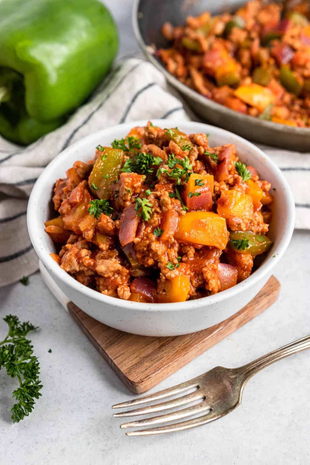 Simple Ground Turkey Skillet Dinner | Lemons + Zest