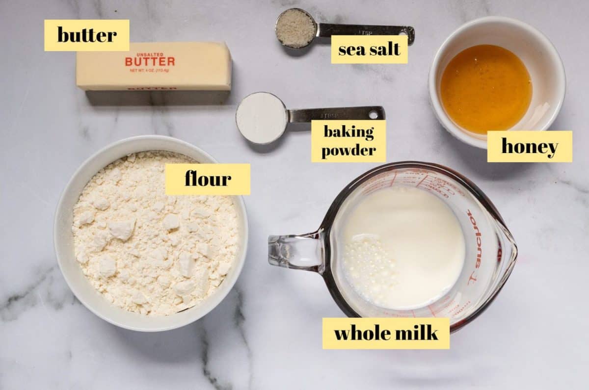 The BEST Honey Biscuits from Scratch Lemons + Zest