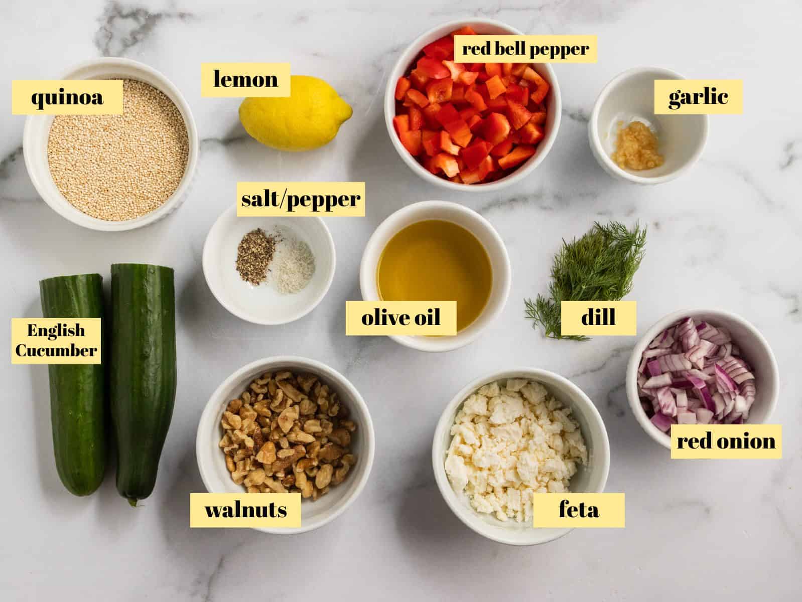 Ingredients to make recipe.