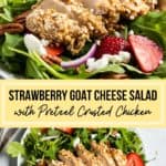 strawberry goat cheese salad