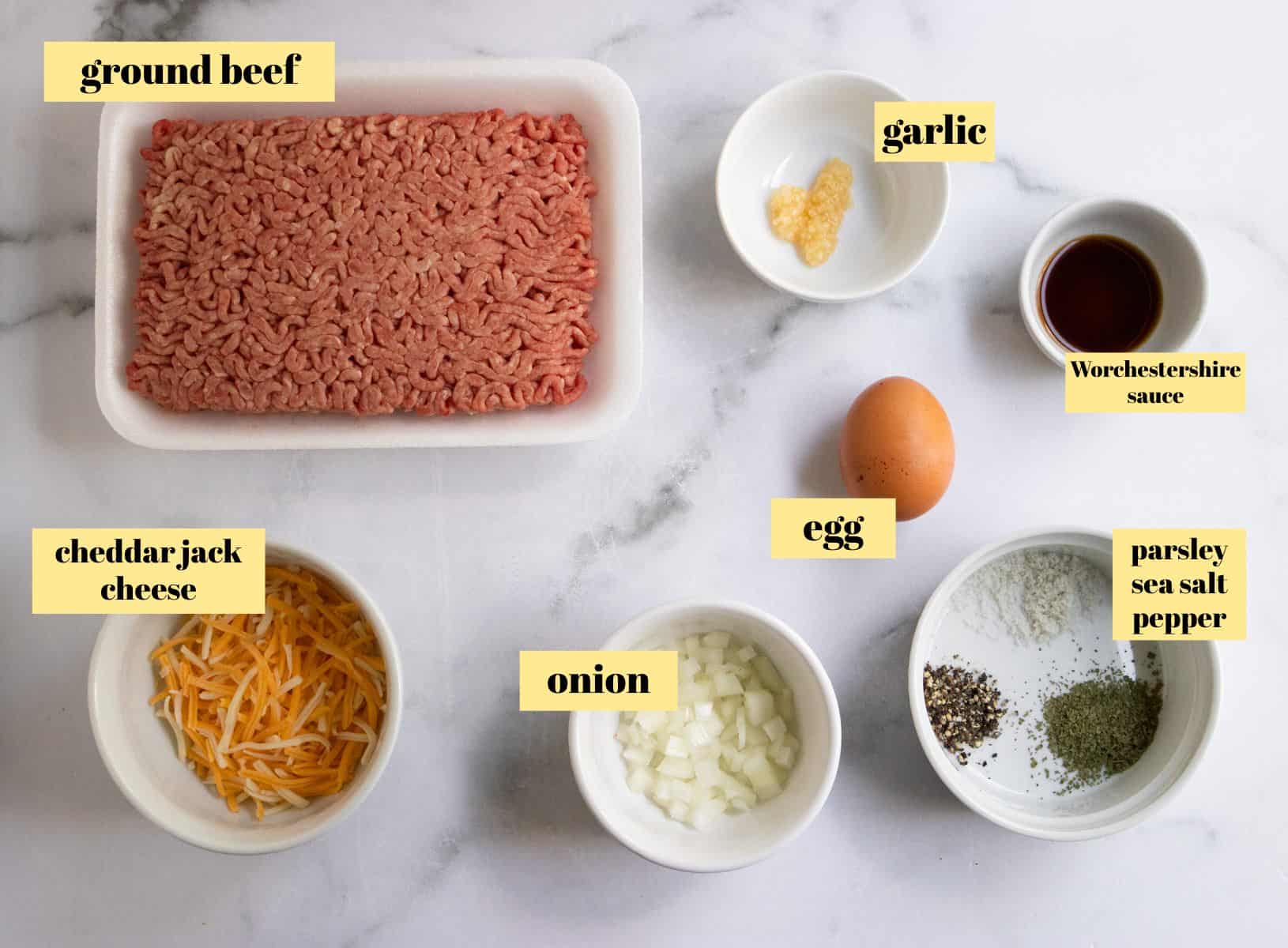 Ingredients to make recipe.