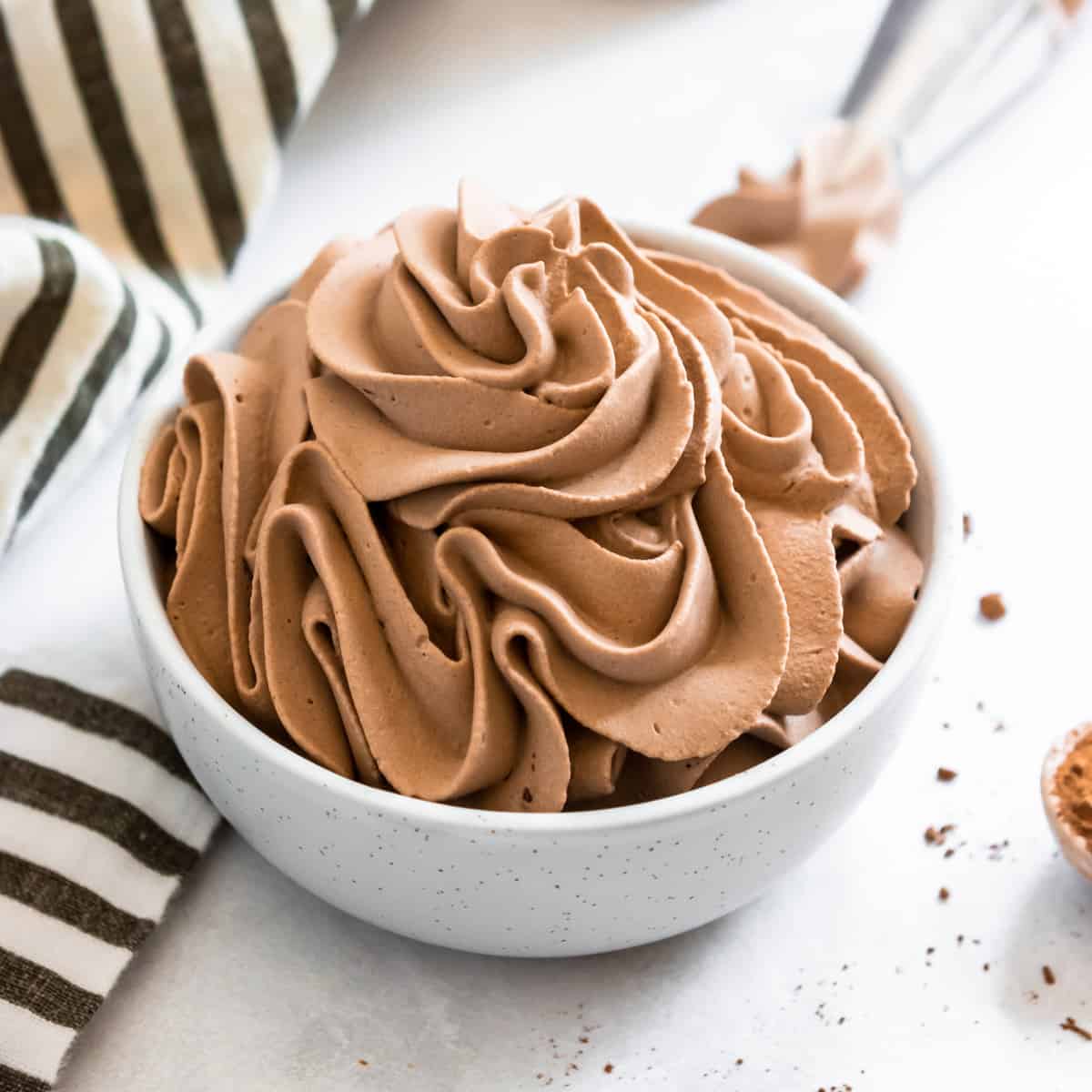 Easy Homemade Chocolate Whipped Cream Recipe