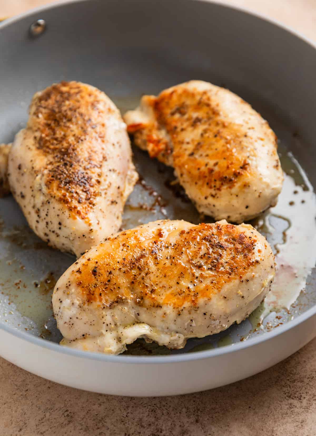 20 Minute White Wine Chicken Breast Lemons + Zest