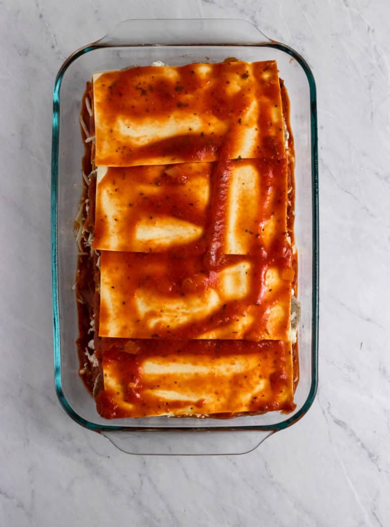 The Easiest No Boil Lasagna Lemons + Zest