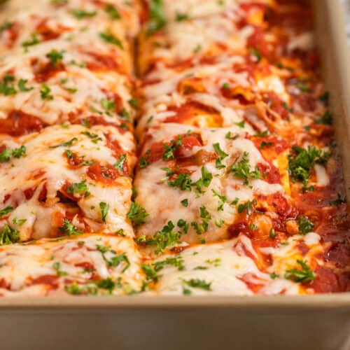 The Easiest No Boil Lasagna | Lemons + Zest