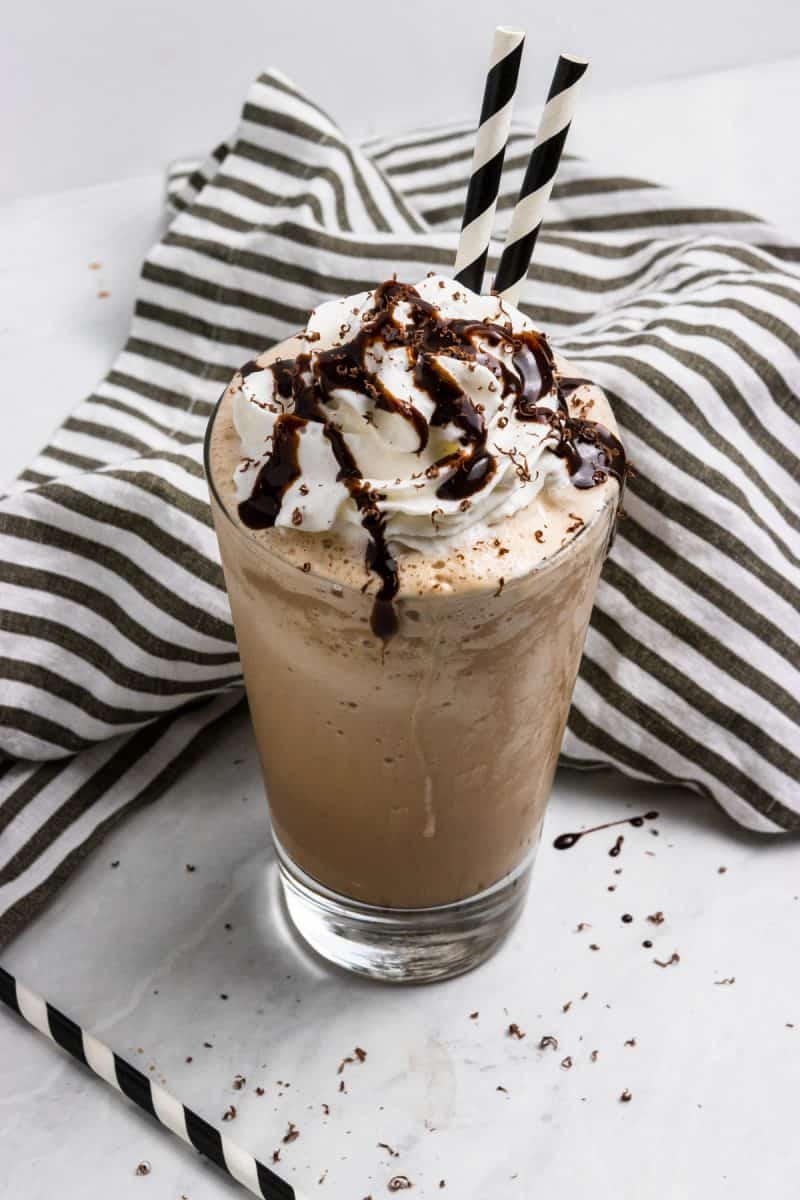 Homemade Mocha Frappuccino Lemons Zest