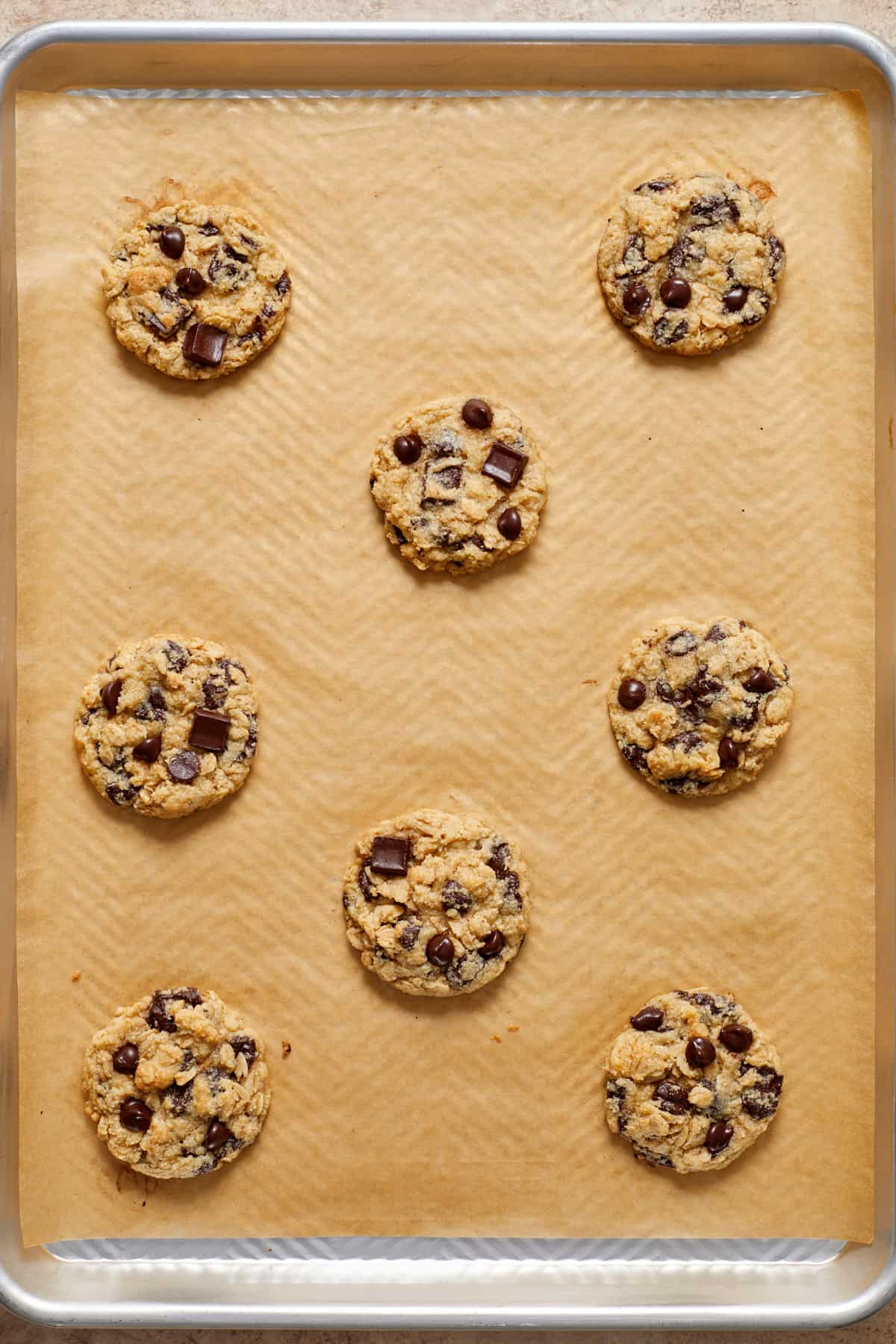 Gluten Free Almond Flour Oatmeal Chocolate Chip Cookies Lemons + Zest