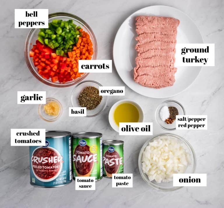 Simple Ground Turkey Spaghetti Sauce Lemons + Zest