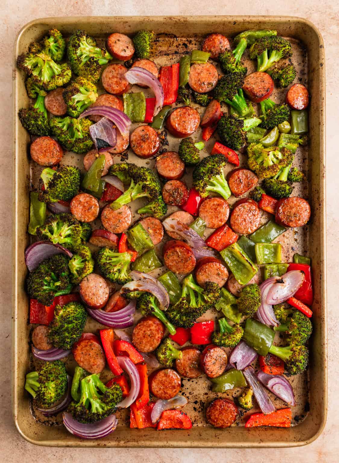 20 Minute Sausage Sheet Pan Dinner | Lemons & Zest