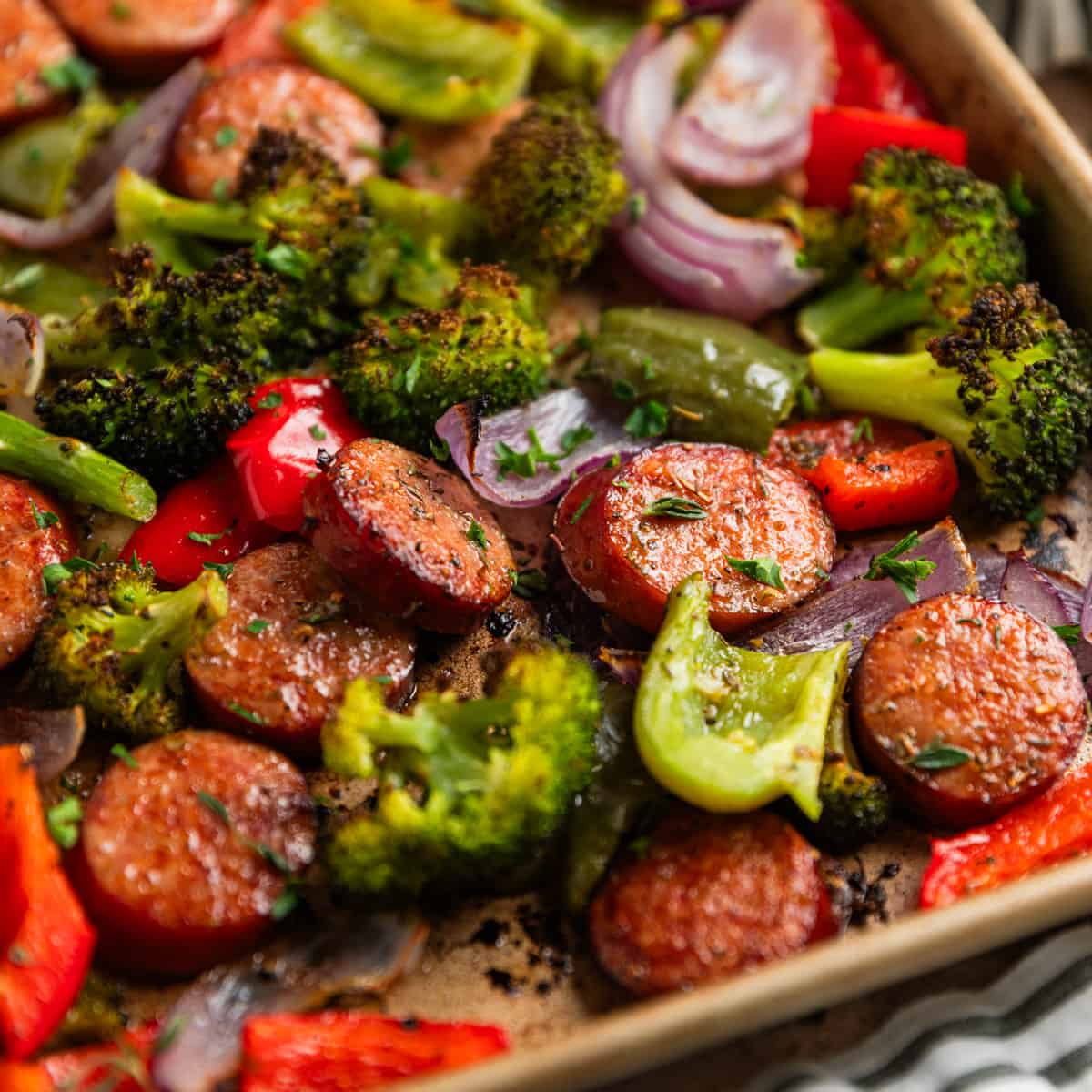 Sheet Pan Dinner: Sausage and Vegetables! - Made It. Ate It. Loved It.
