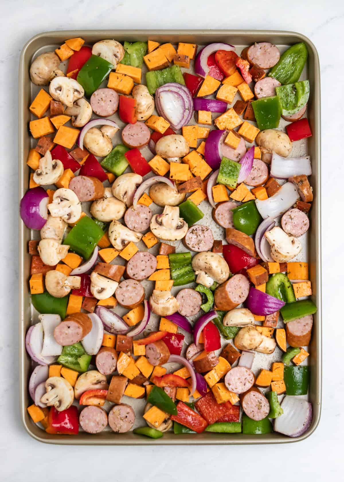 20 Minute Sausage Sheet Pan Dinner