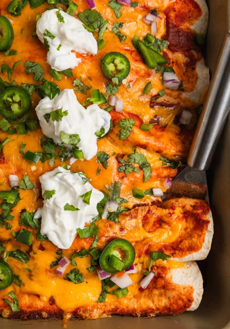 Easy Ground Turkey Enchiladas Recipe Lemons + Zest