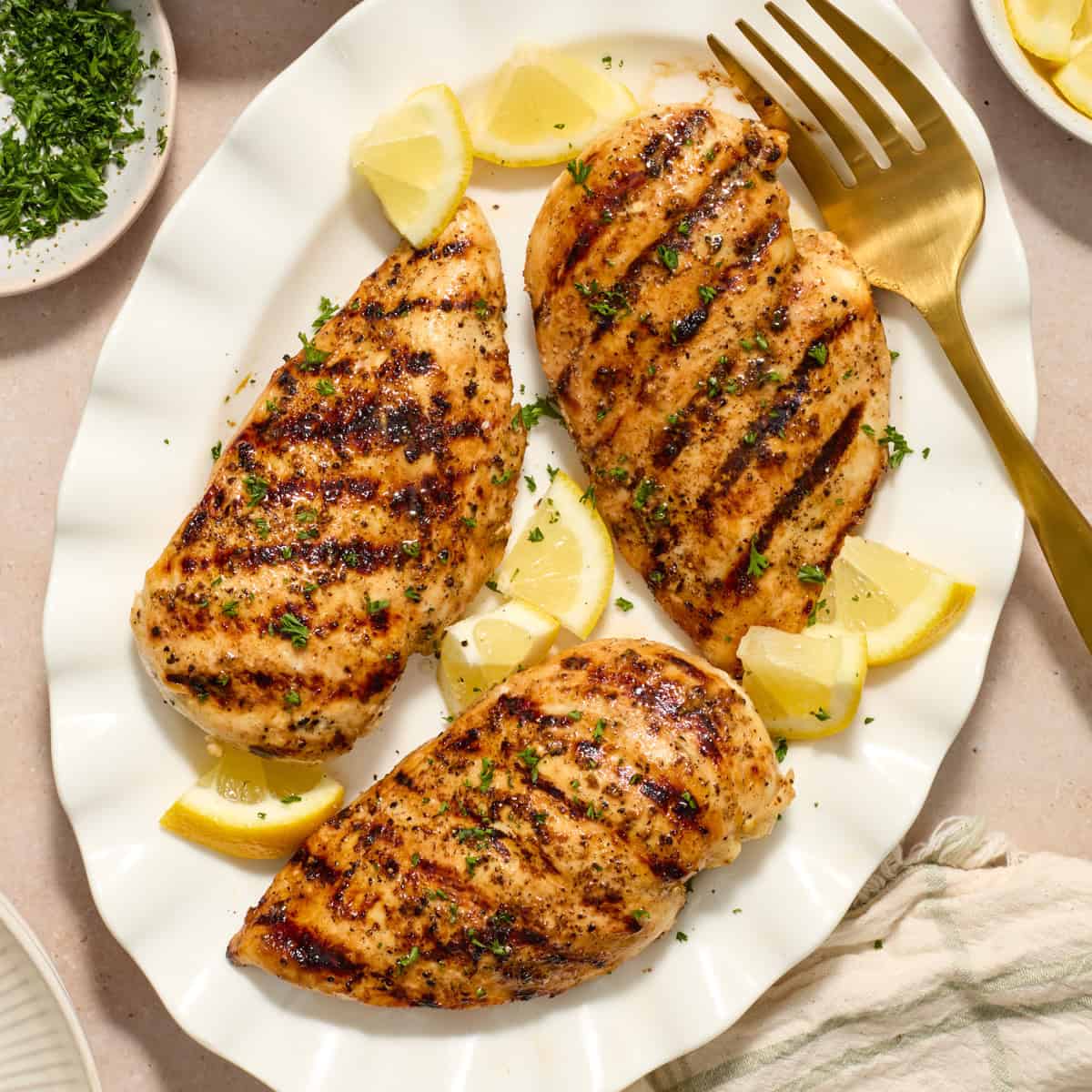 Juicy Lemon Pepper Grilled Chicken
