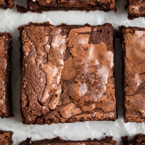 Triple Chocolate Condensed Milk Brownies Lemons + Zest