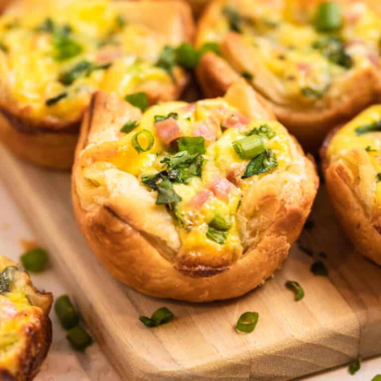 Puff Pastry Mini Quiches Lemons + Zest