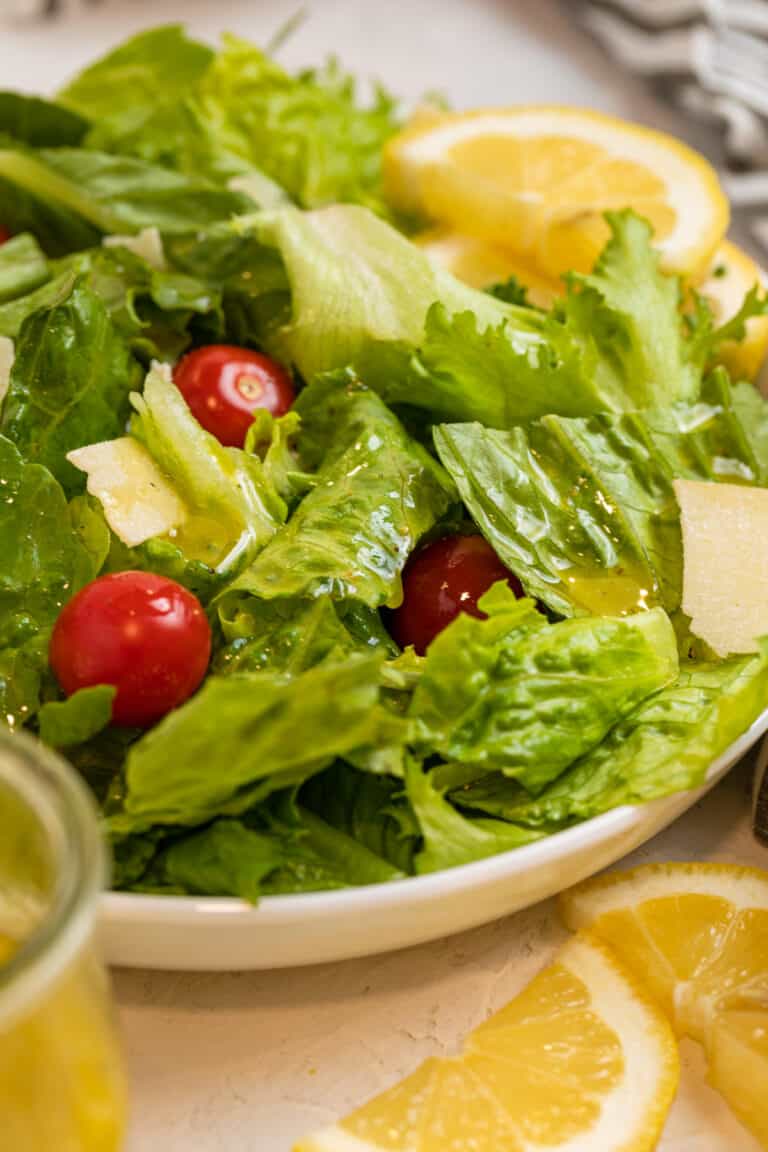 5 Minute Lemon Dijon Dressing Lemons + Zest