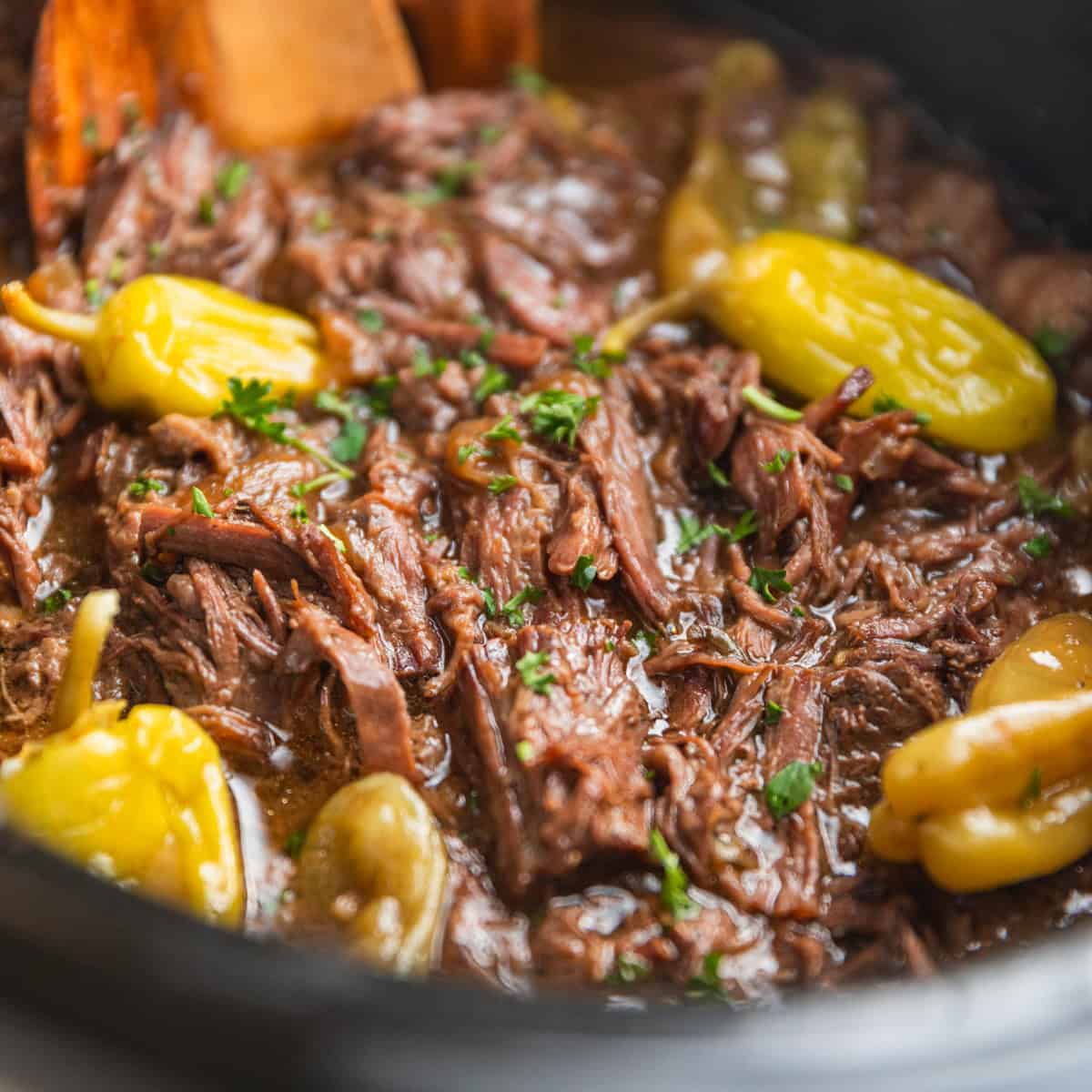 Crock Pot Mississippi Pot Roast