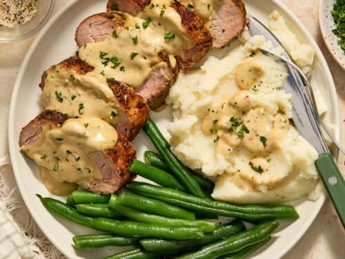 Pork Tenderloin with Mustard Sauce | Lemons & Zest