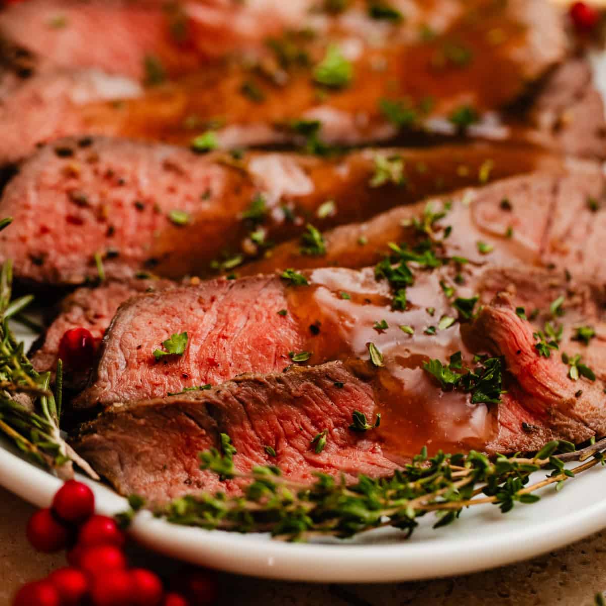 Top Round Roast Beef | Lemons & Zest